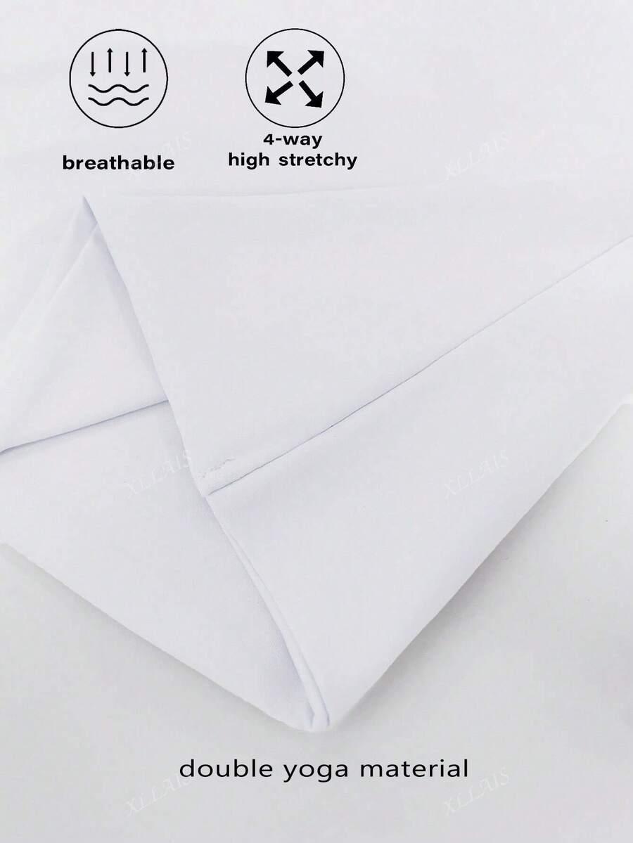 BIAŁY T-SHIRT OKRĄGŁY DEKOLT
