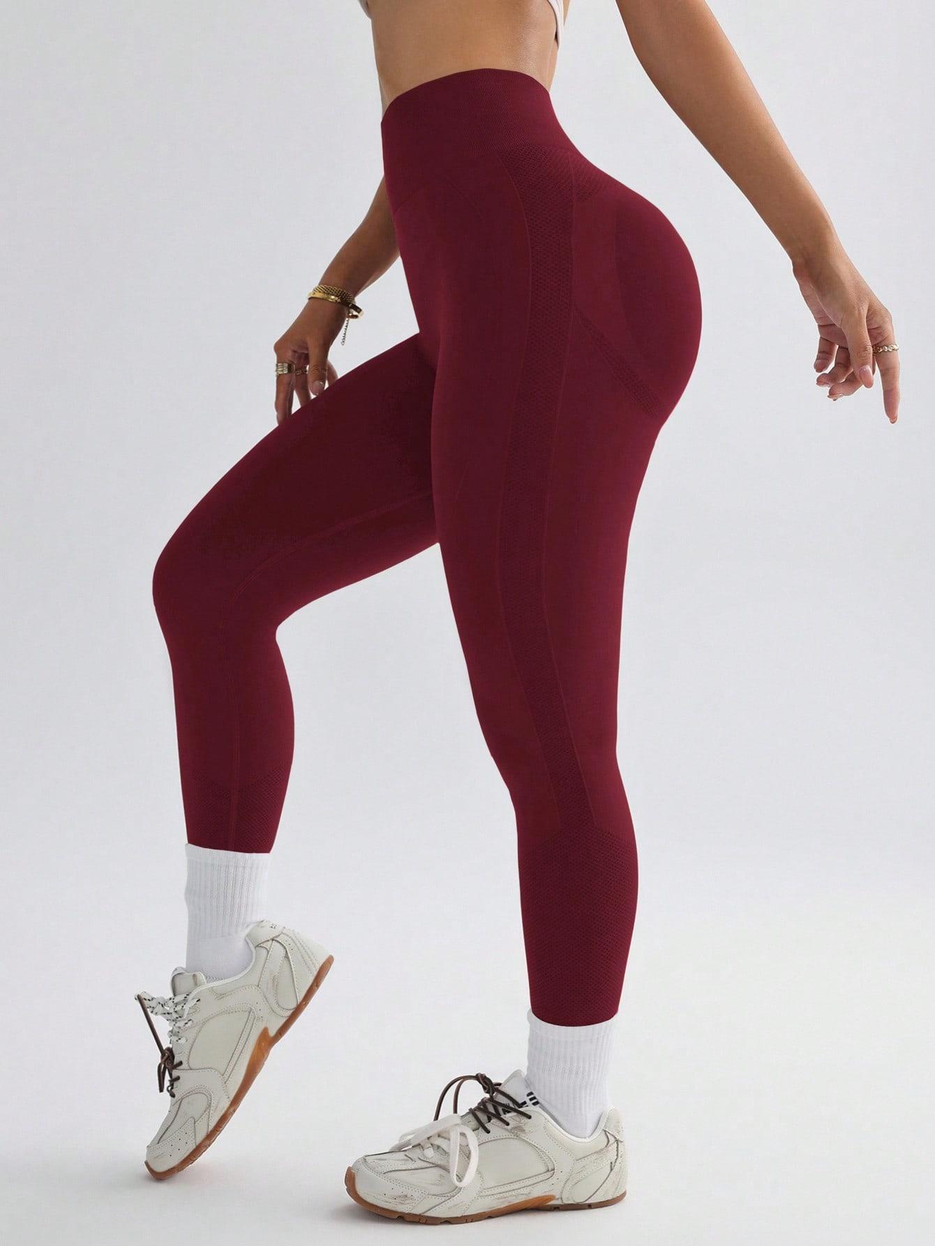 BORDOWE LEGGINSY WYSOKI STAN