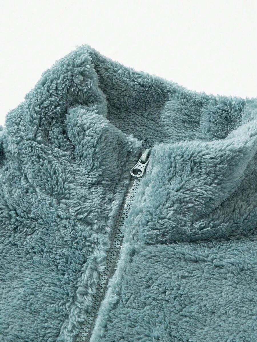 niebieska bluza zamek