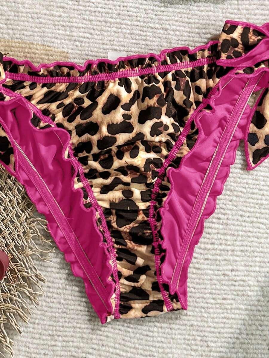 DWUCZĘŚCIOWY STRÓJ KĄPIELOWY ANIMAL PRINT