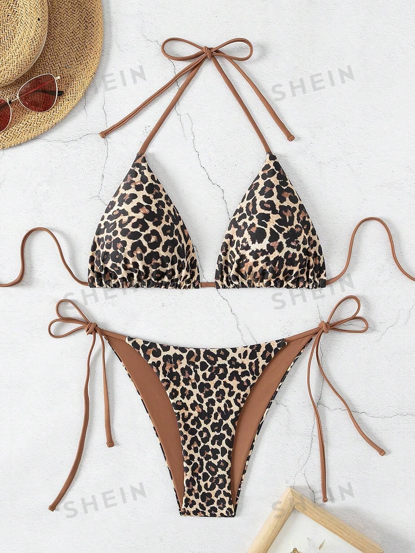 DWUCZĘŚCIOWY STRÓJ KĄPIELOWY ANIMAL PRINT 