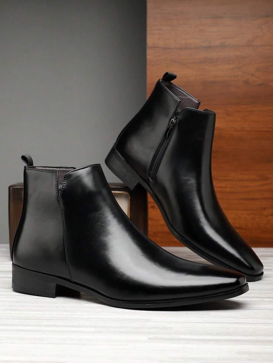 czarne buty sztyblety