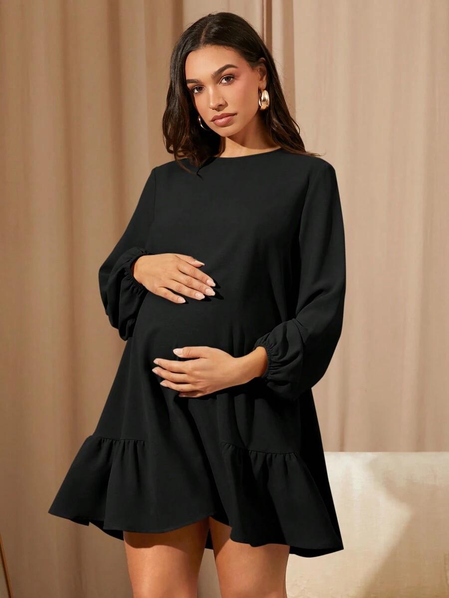CZARNA MINI SUKIENKA