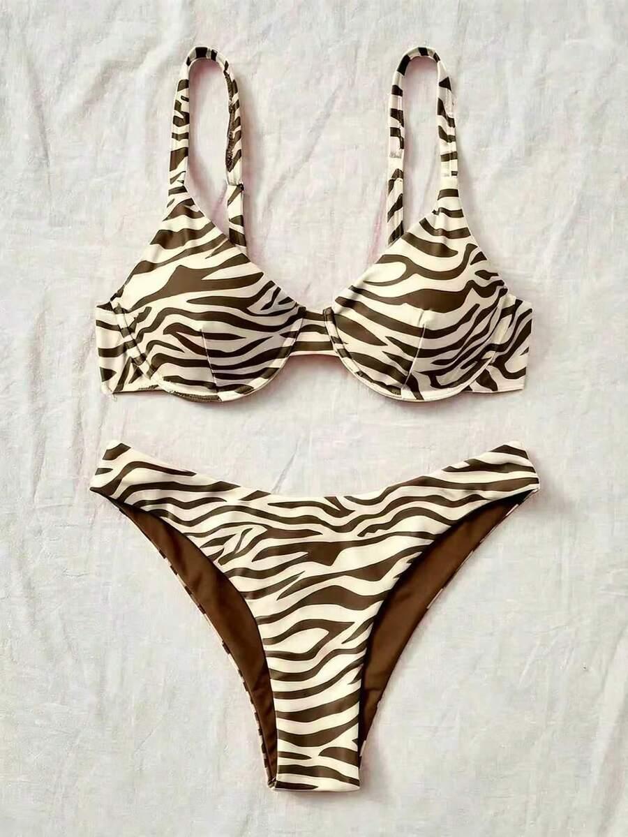KOMPLET BIKINI ANIMAL PRINT