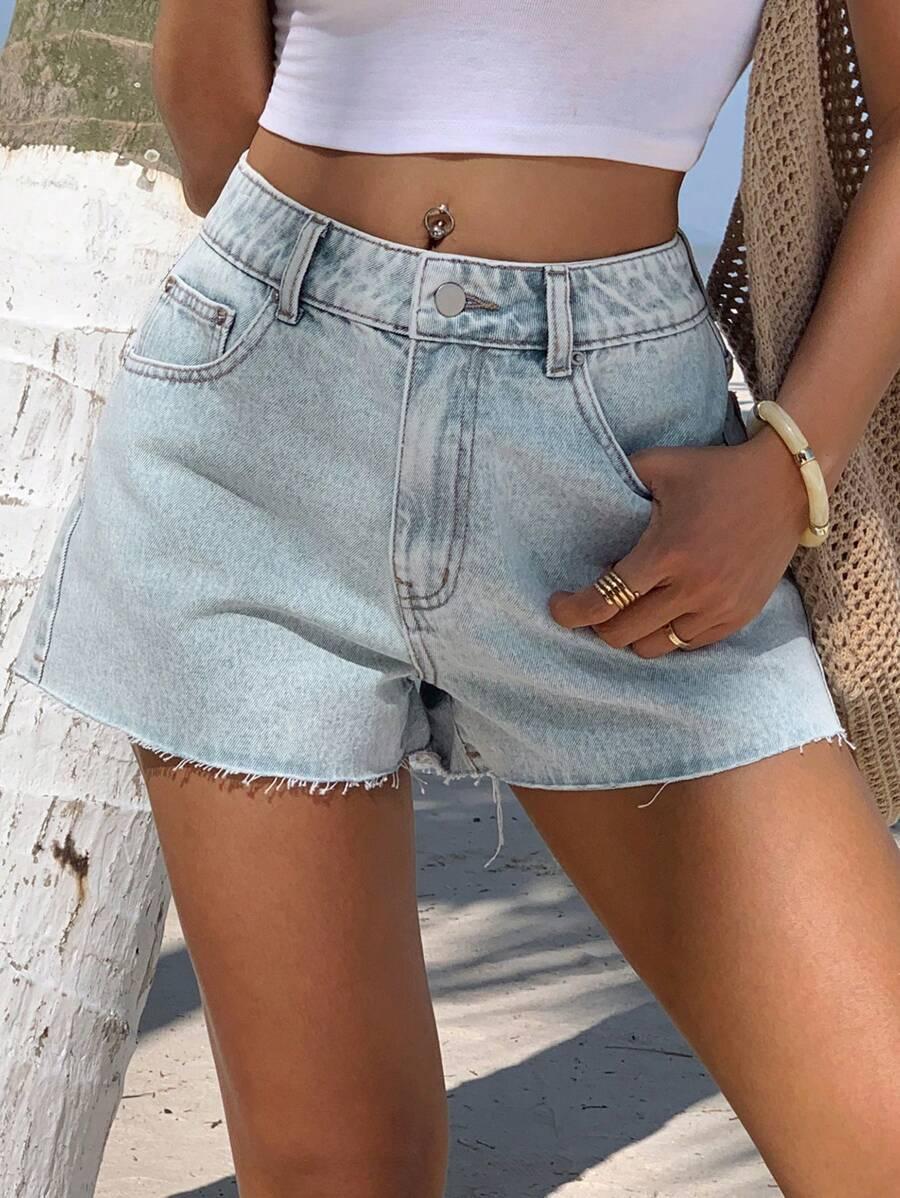 KRÓTKIE SPODENKI JEANS