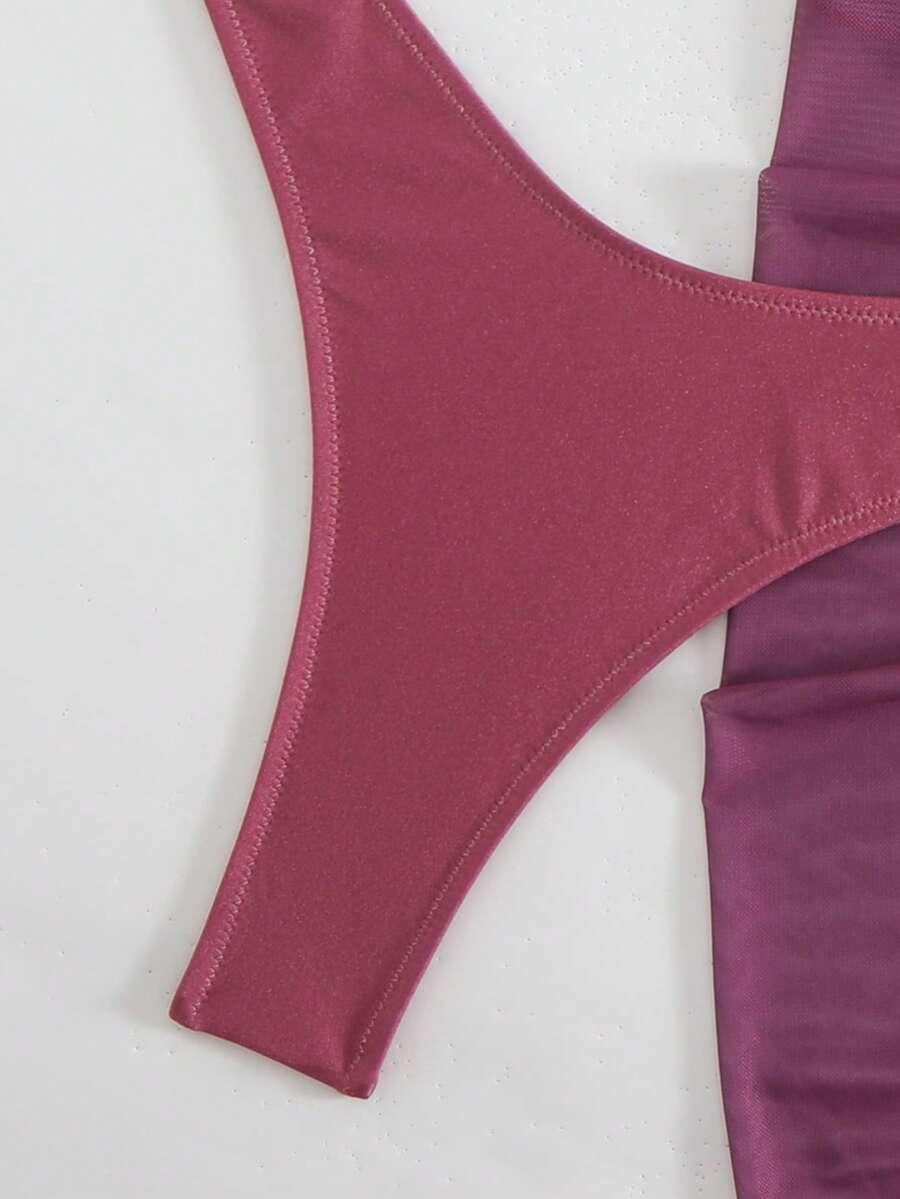DWUCZĘŚCIOWY KOSTIUM KĄPIELOWY BIKINI PAREO KOMPLET