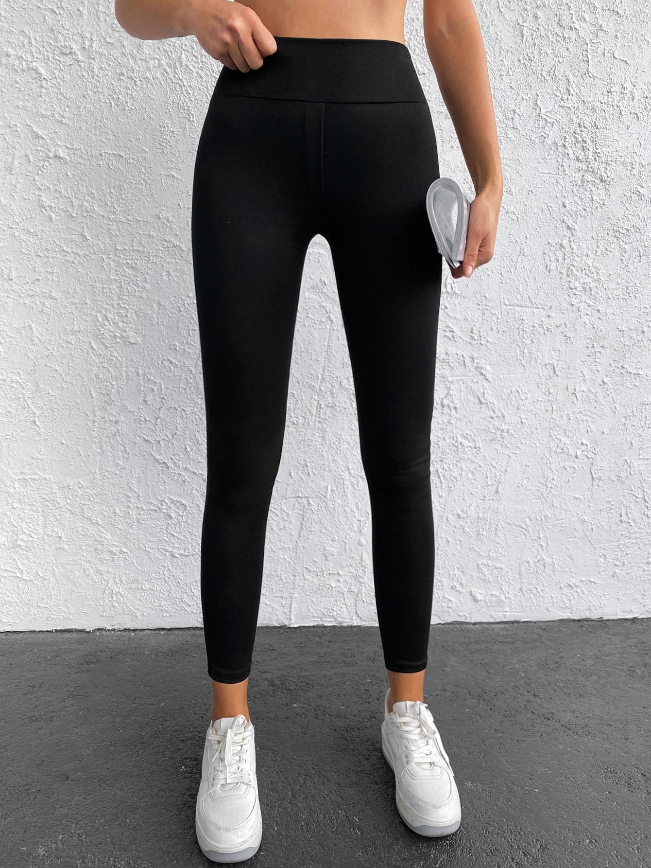 CZARNE LEGGINSY KIESZENIE