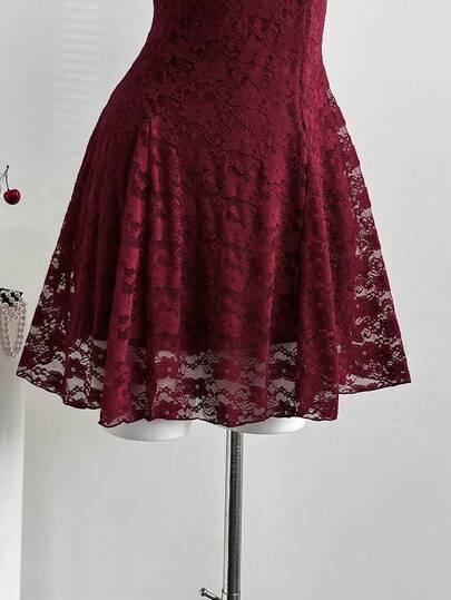 czerwona mini sukienka