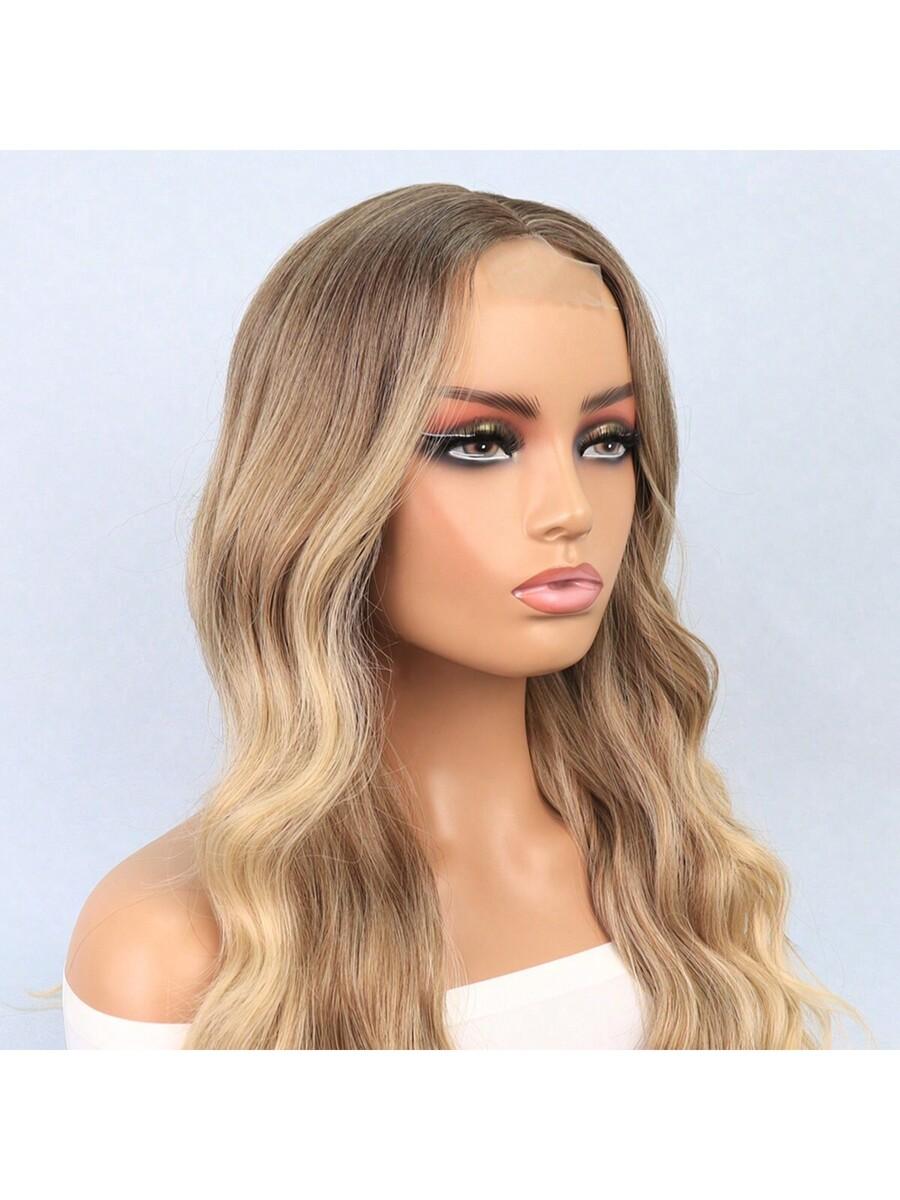 syntetyczne włosy peruka blond