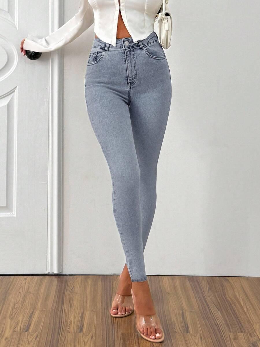 NIEBIESKIE SPODNIE JEANS 