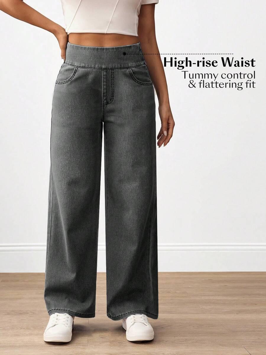 proste spodnie jeans