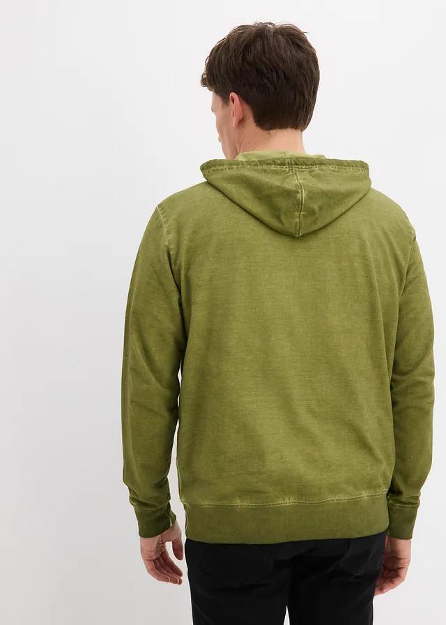 BLUZA Z KAPTUREM Z BAWEŁNY