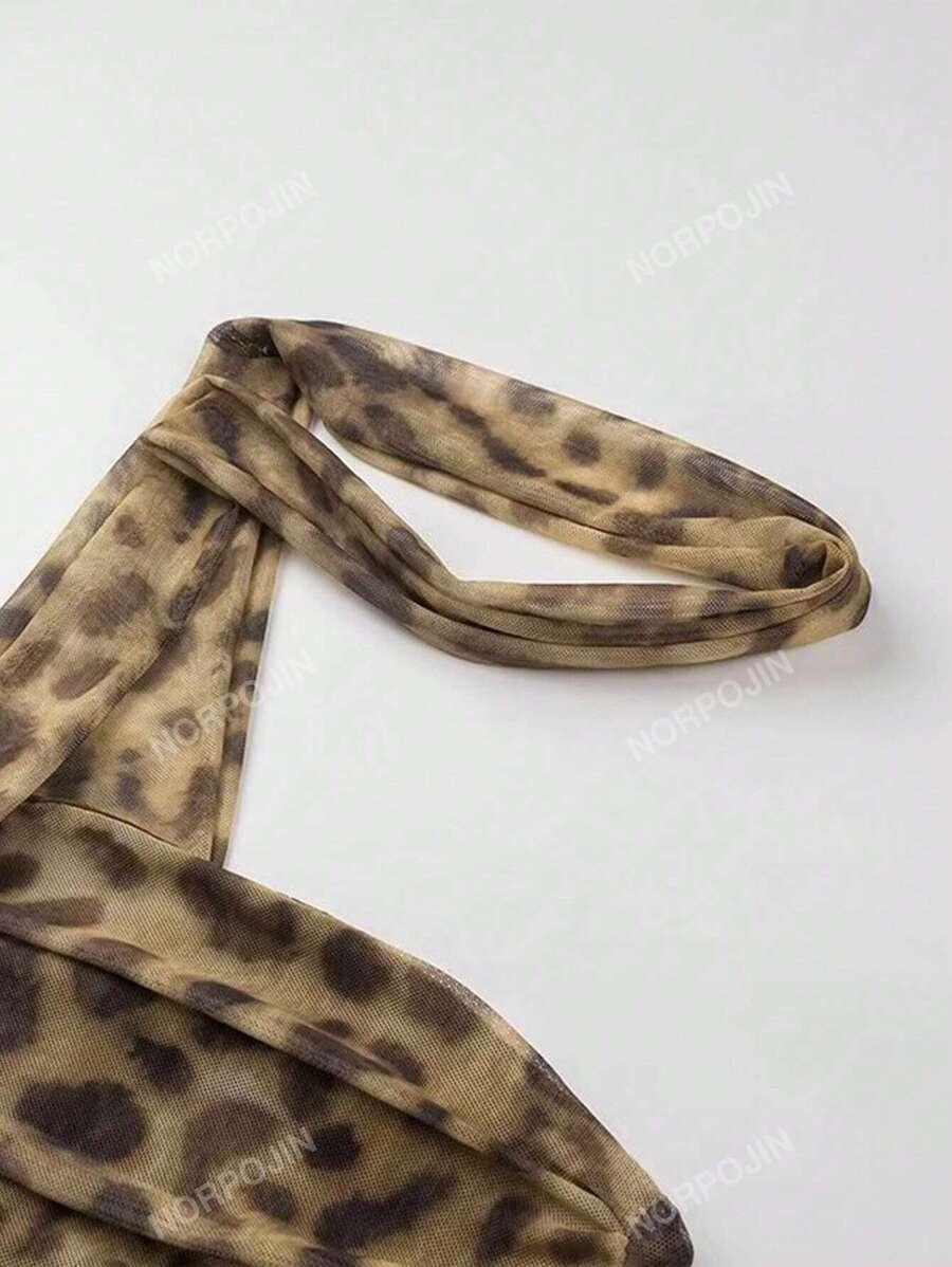 TOP SIATECZKA LEOPARD PRINT 