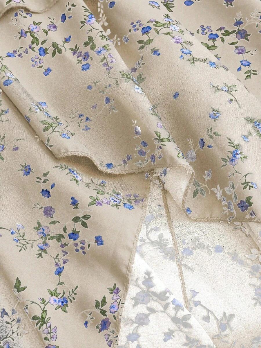 SUKIENKA KWIATY PRINT 