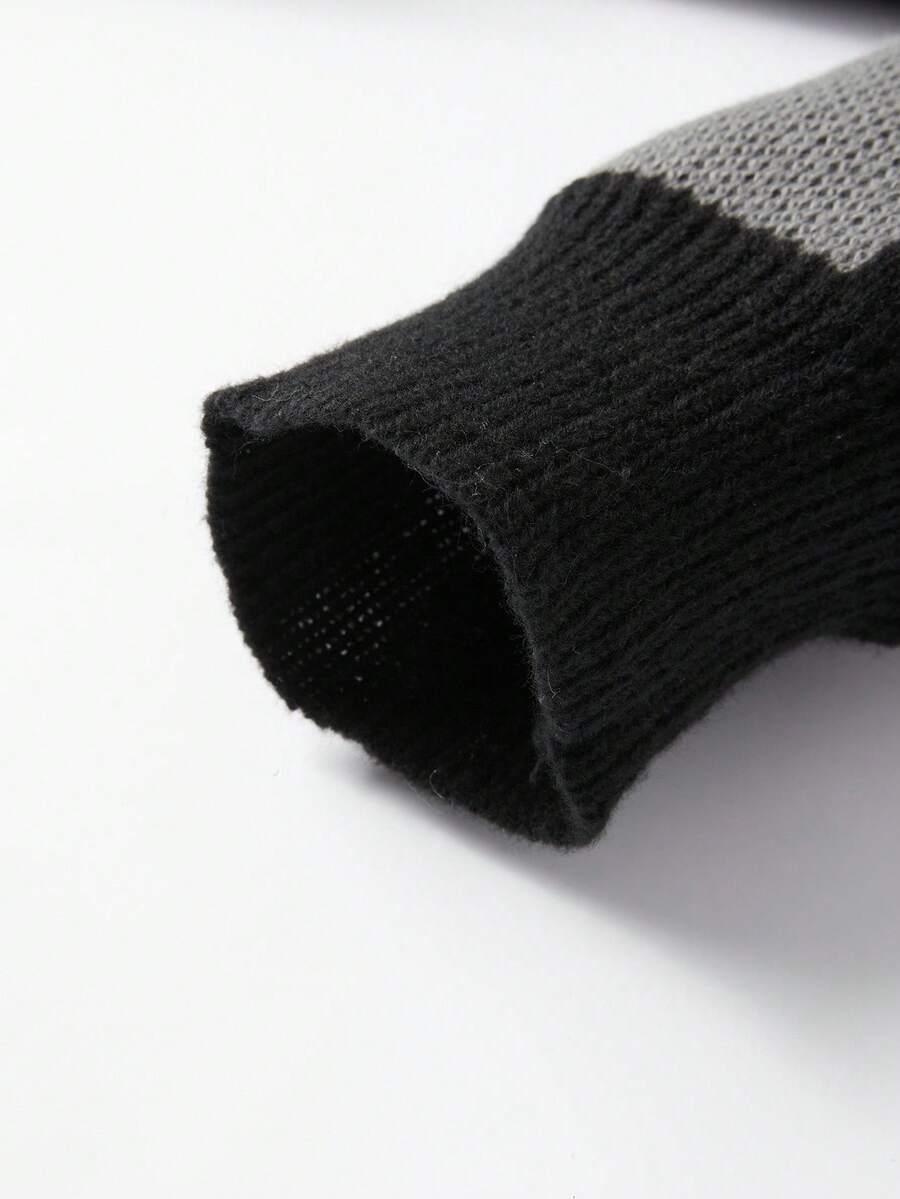 dzianinowy sweter wzór