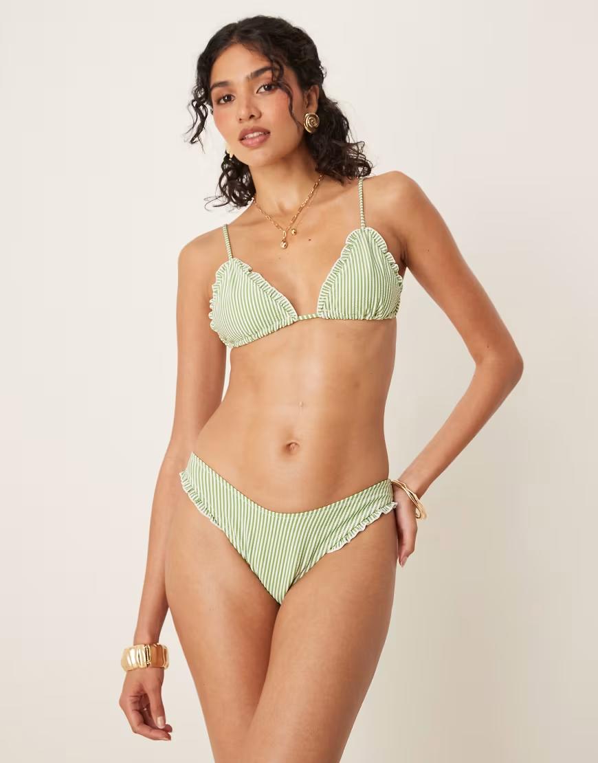 DÓŁ OD BIKINI W PASKI