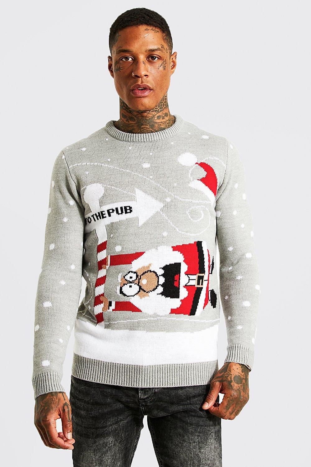 sweter świąteczny wzór
