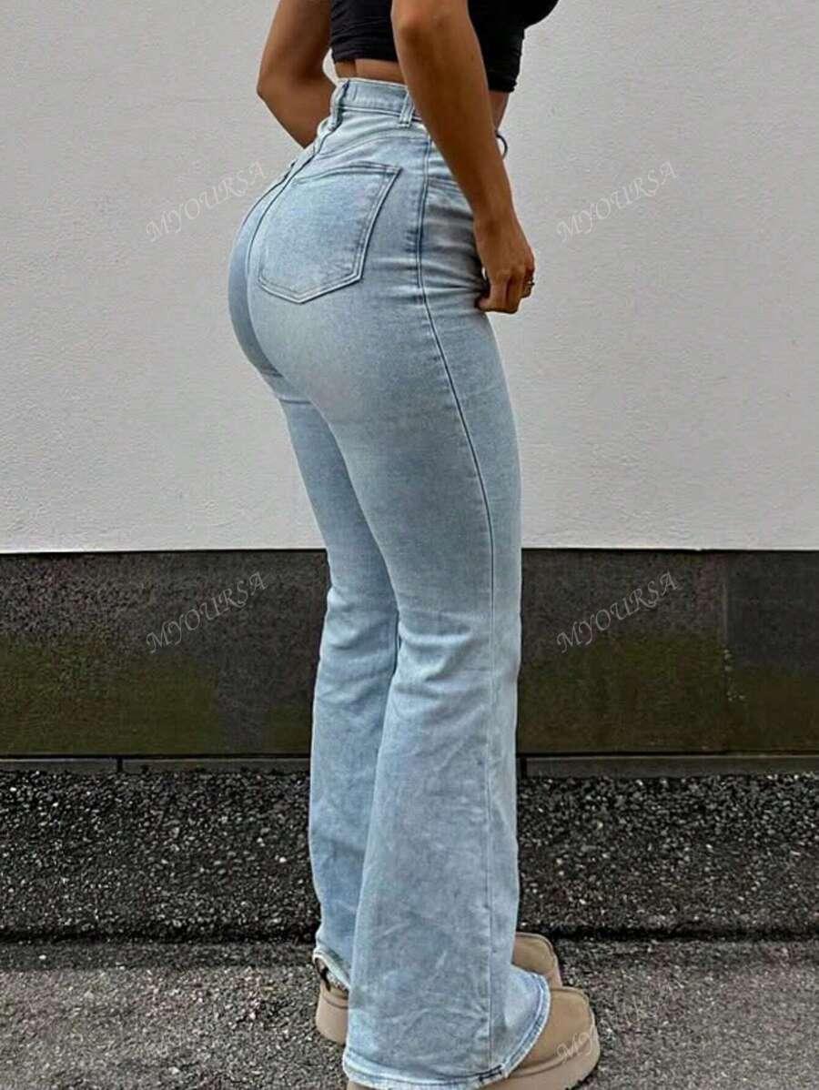 NIEBIESKIE SPODNIE JEANS
