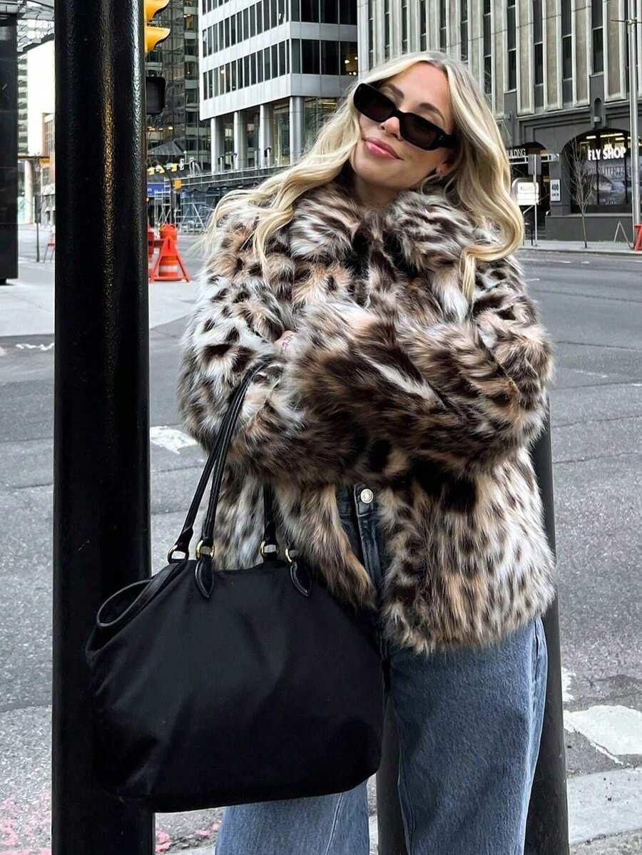 sztuczne futro animal print