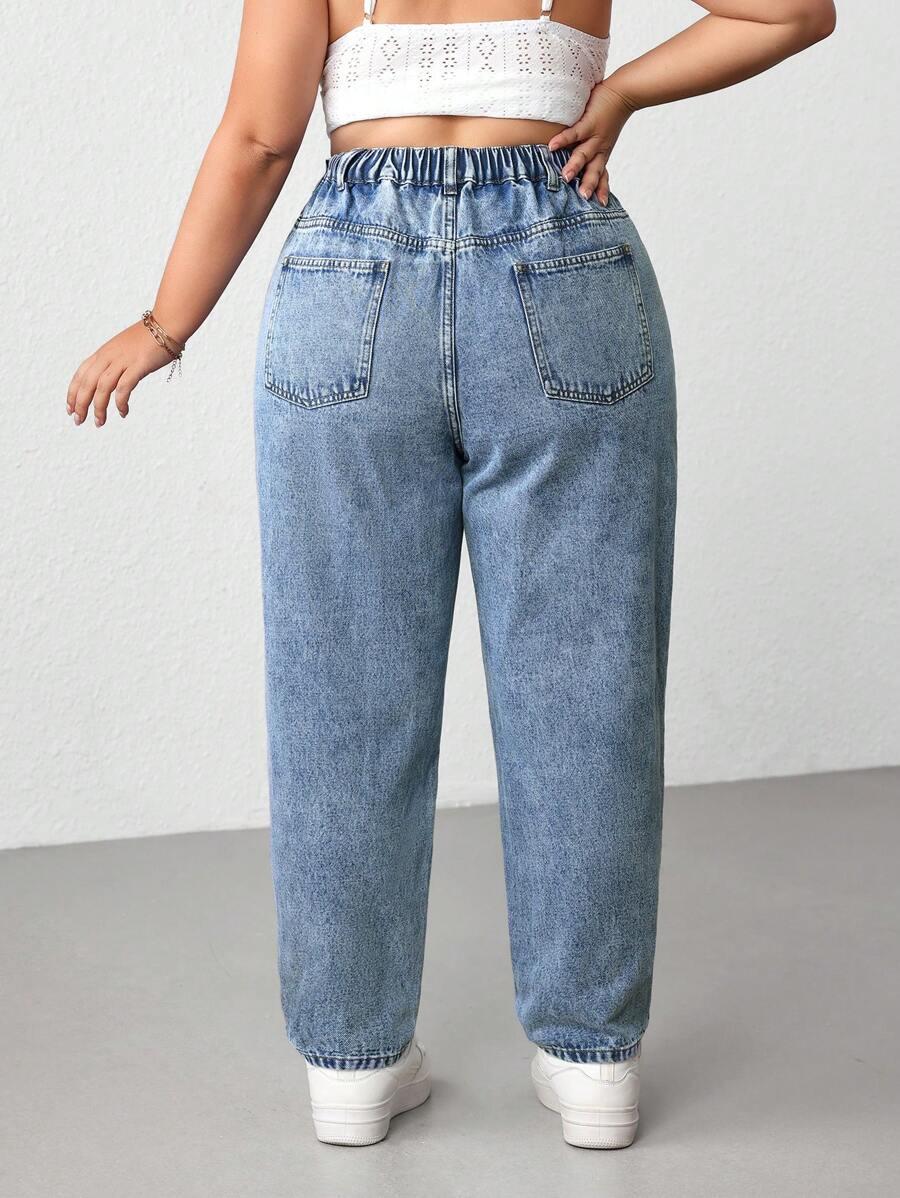 SPODNIE JEANS WYSOKI STAN