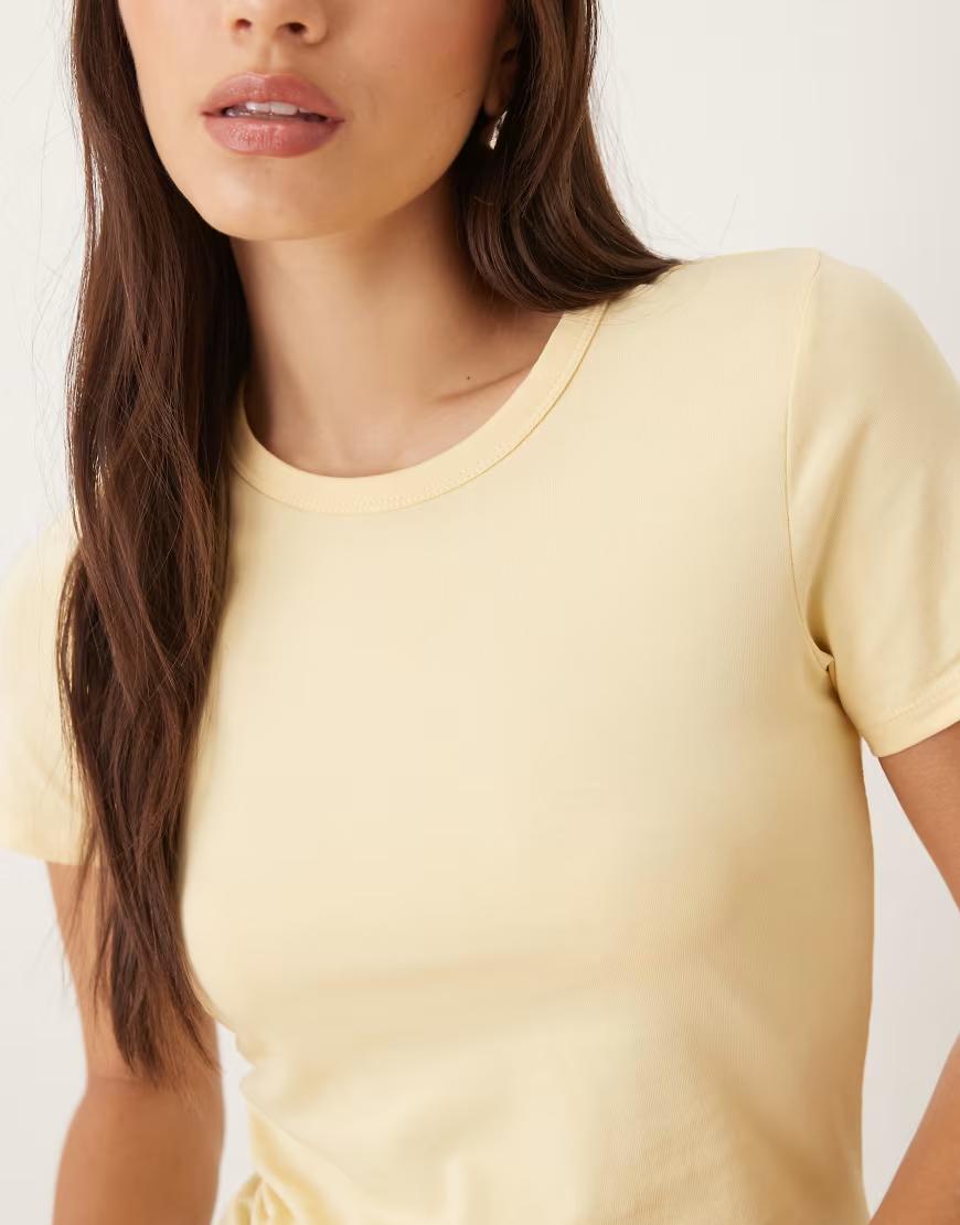 ŻÓŁTY T-SHIRT BASIC
