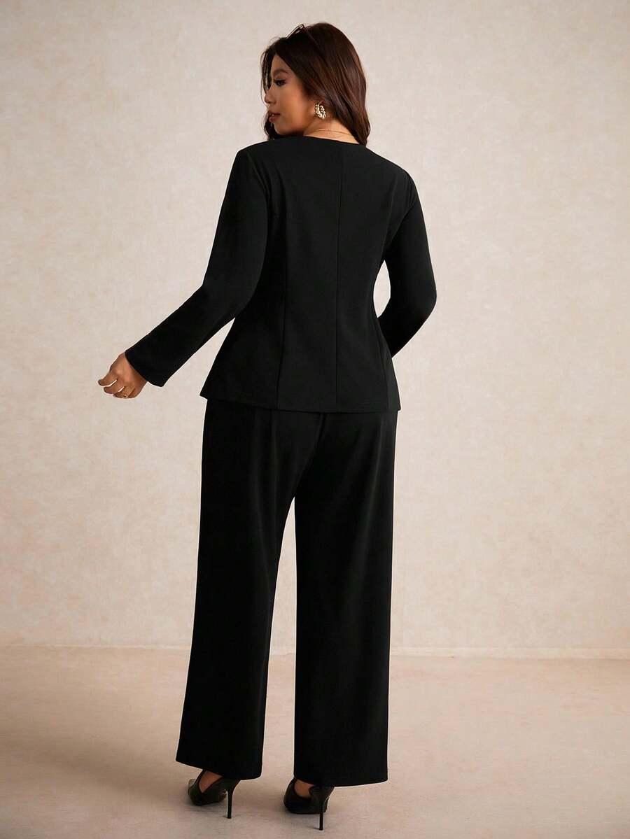 eleganckie czarne spodnie