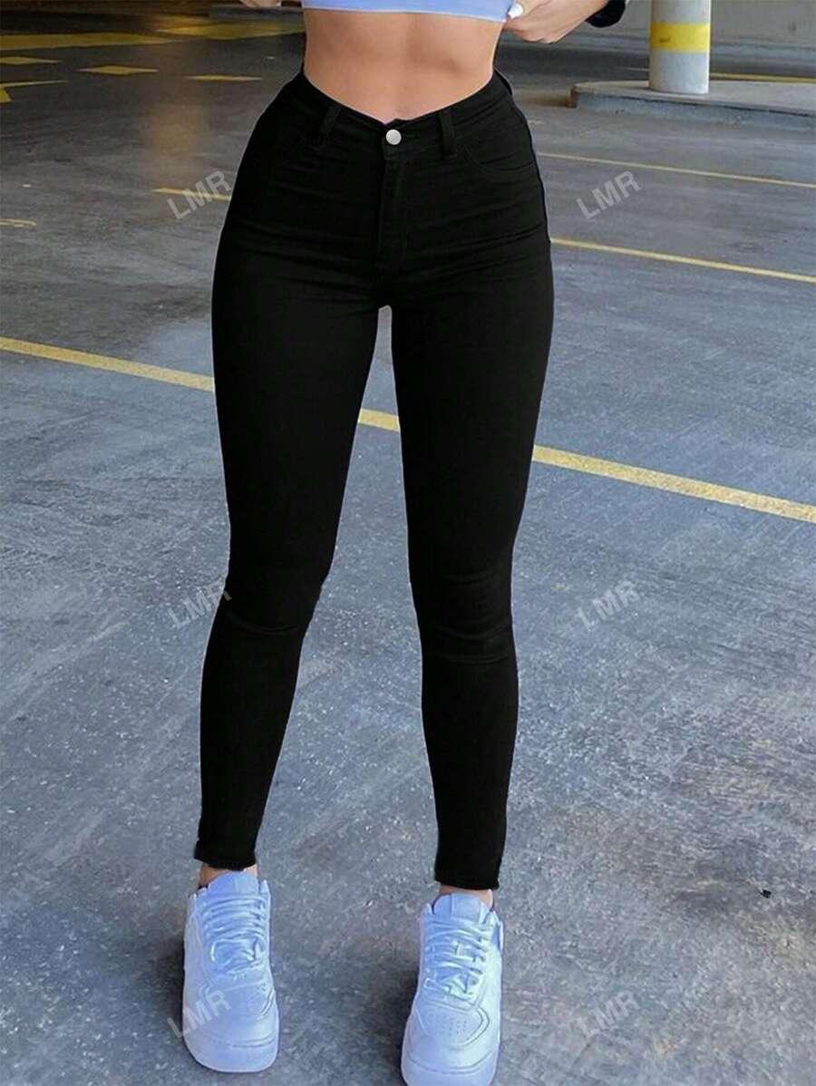 SPODNIE RURKI JEANS WYSOKI STAN
