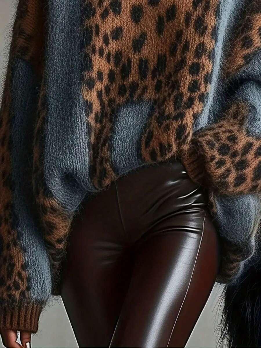 SWETER GOLF ANIMAL PRINT