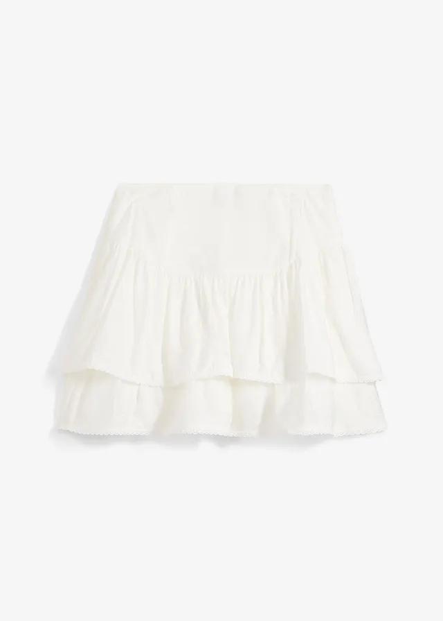 SPÓDNICA MINI Z FALBANAMI