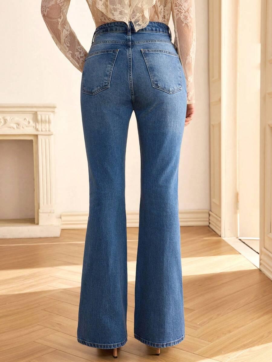 spodnie dzwony jeans