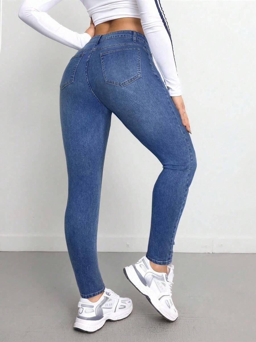 spodnie jeans rurki