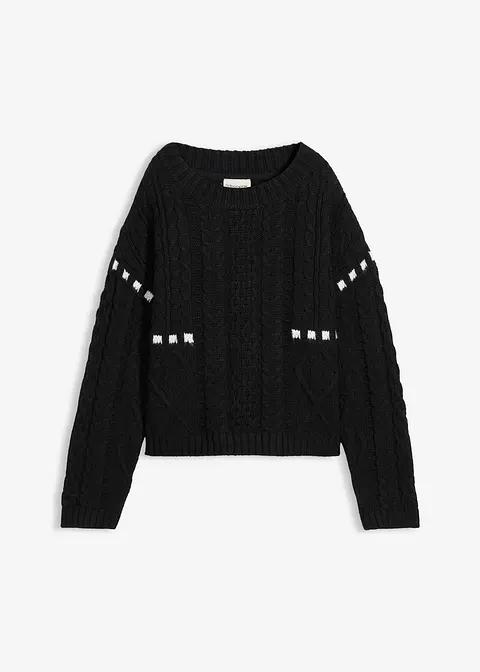 SWETER DAMSKI PLECIONY