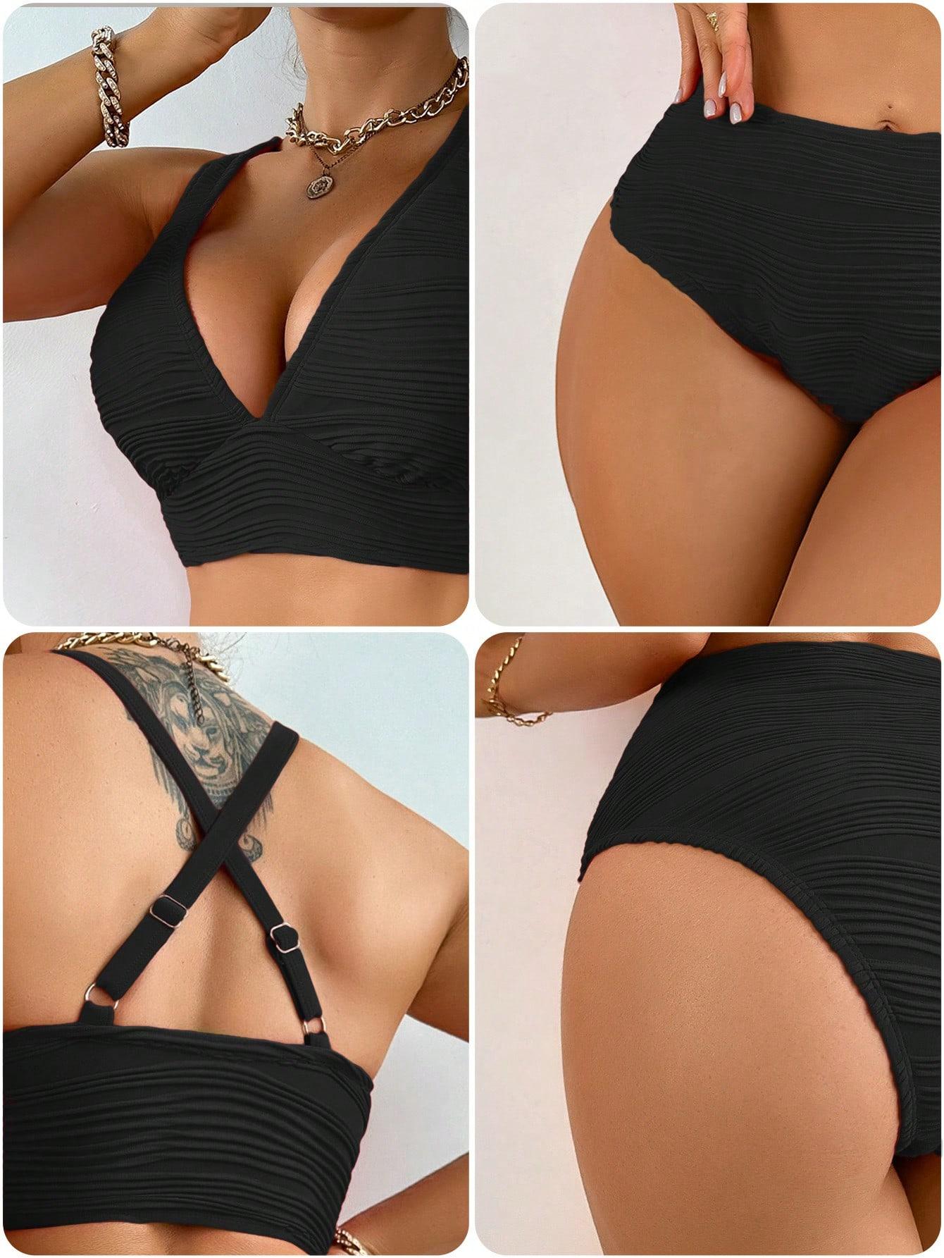 czarny dół od bikini