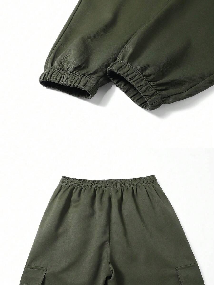 ZIELONE SPODNIE CASUAL 
