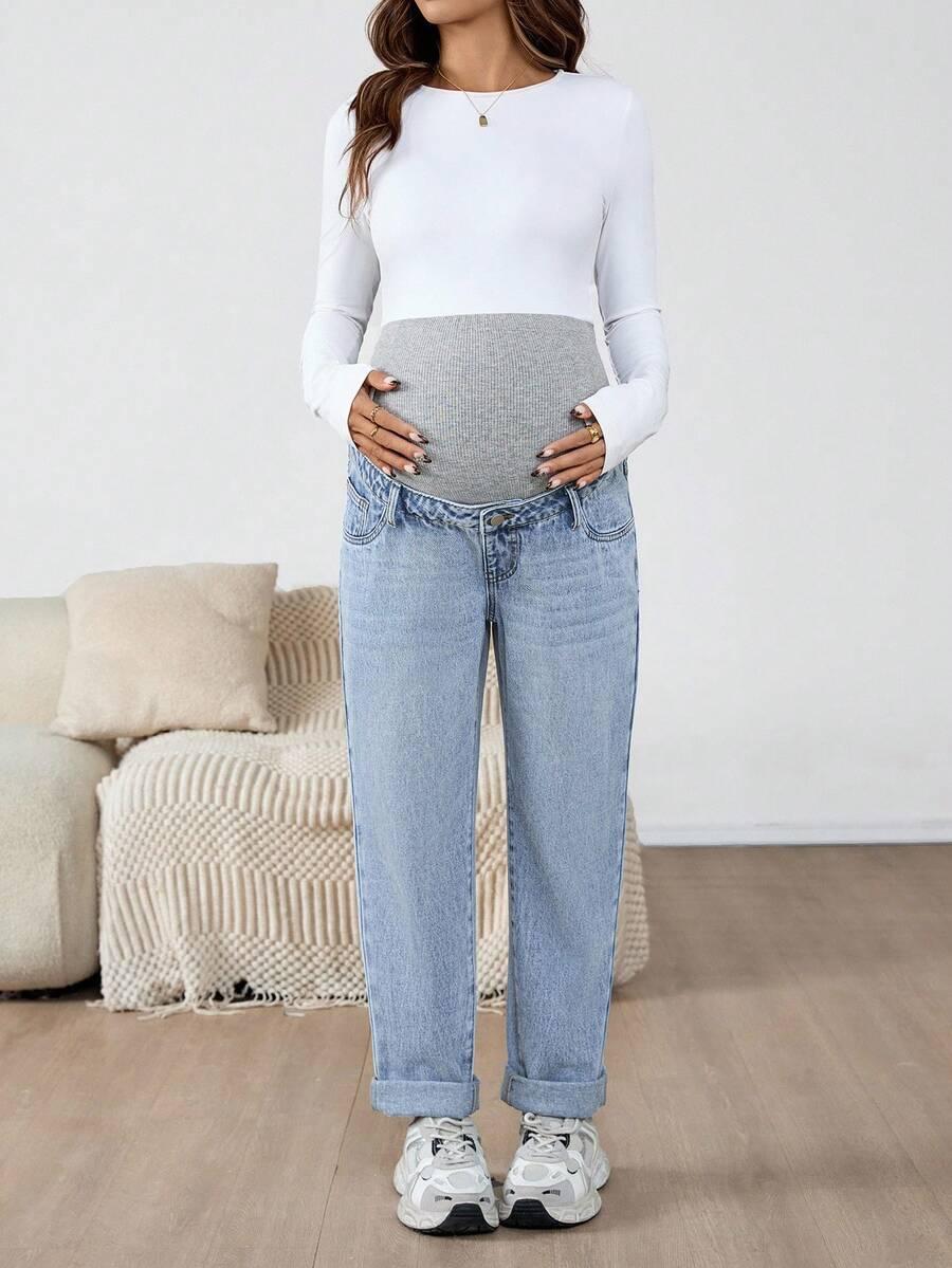 NIEBIESKIE SPODNIE JEANS