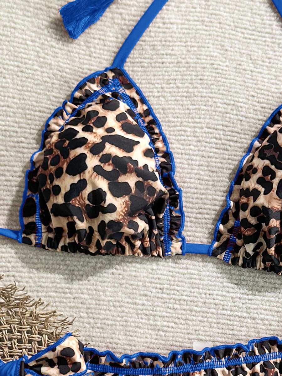 DWUCZĘŚCIOWY STRÓJ KĄPIELOWY ANIMAL PRINT