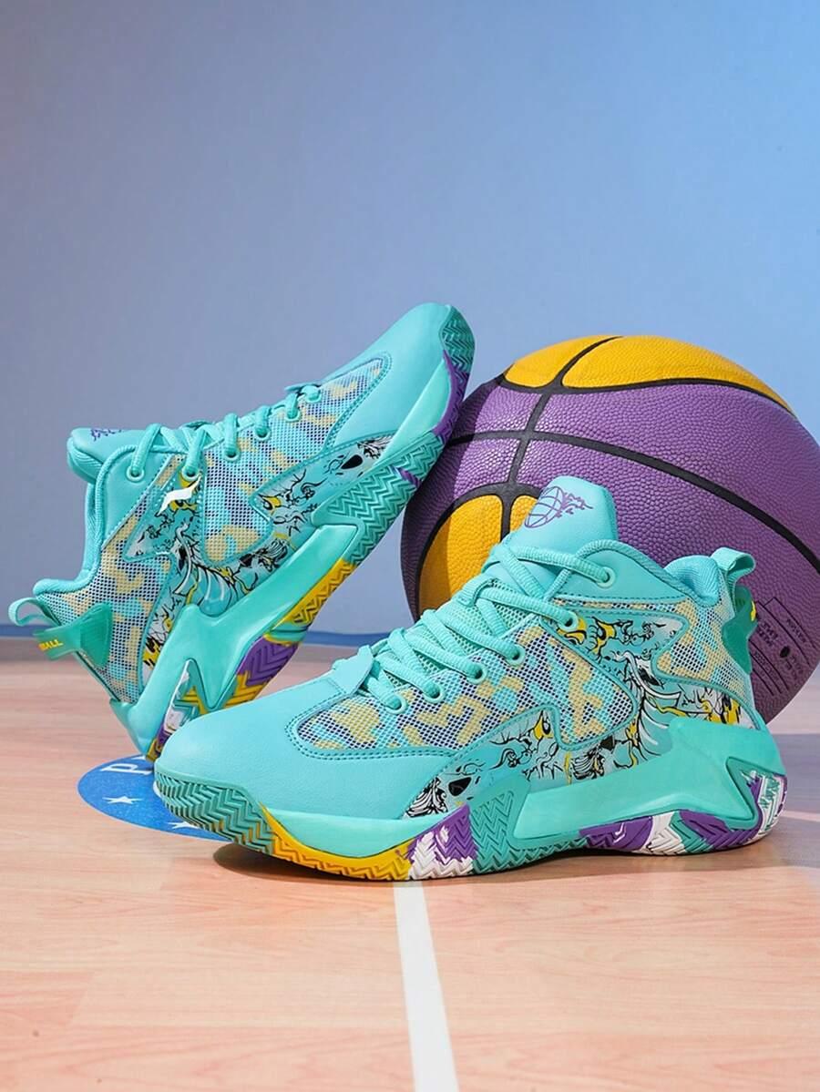 ZIELONE BUTY SPORTOWE NADRUK