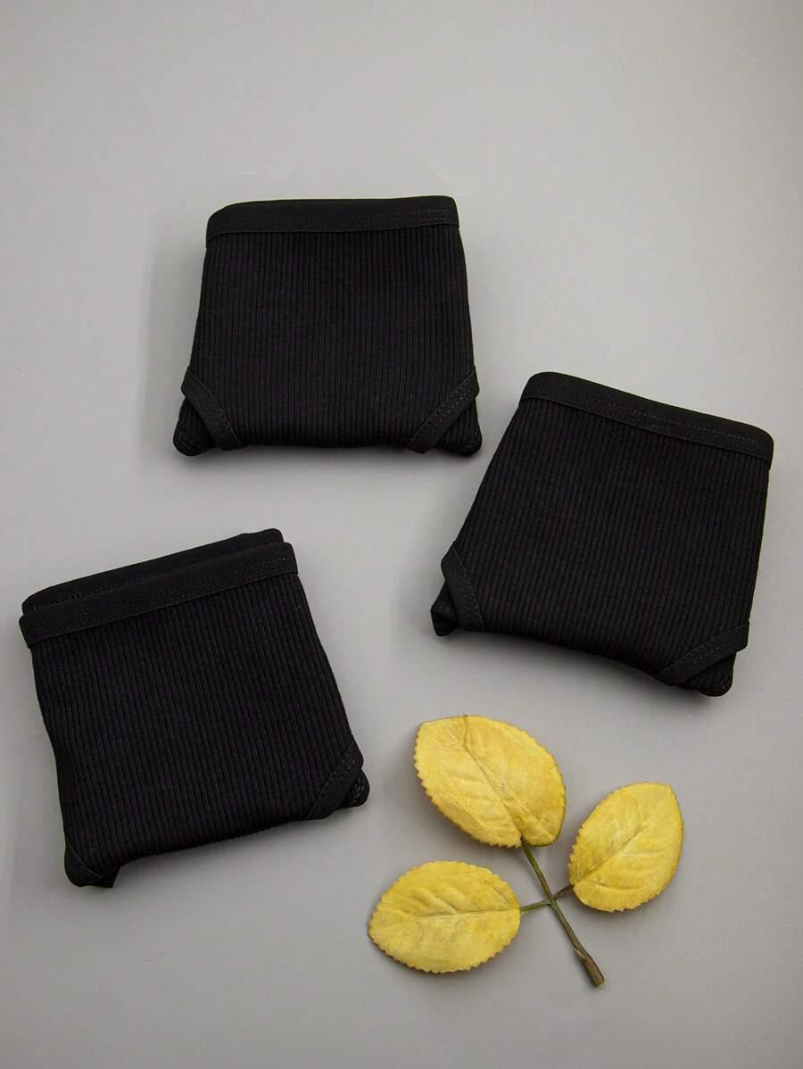 czarne majtki 3-pack