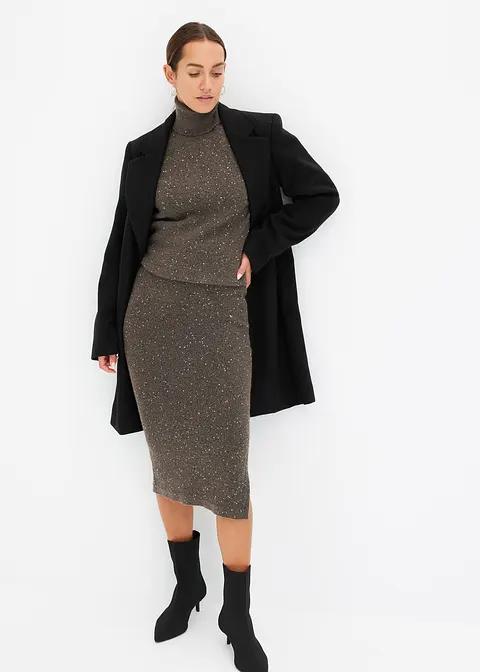 SWETER Z GOLFEM Z CEKINAMI