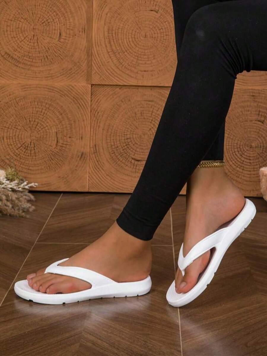 BIAŁE KLAPKI JAPONKI CASUAL