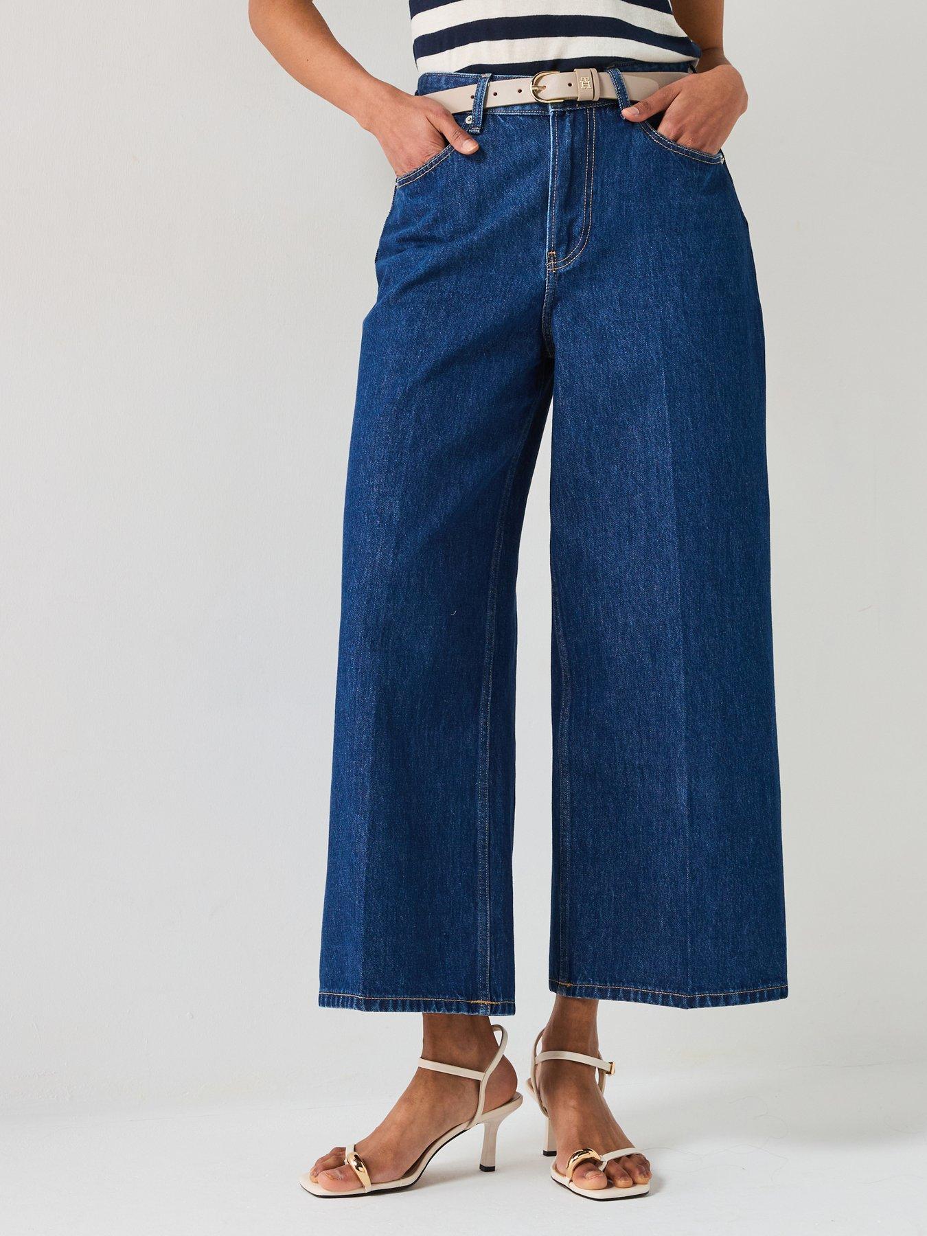 TOMMY HILFIGER JEANSY WIDE LEG WYSOKI STAN WW0WW44360