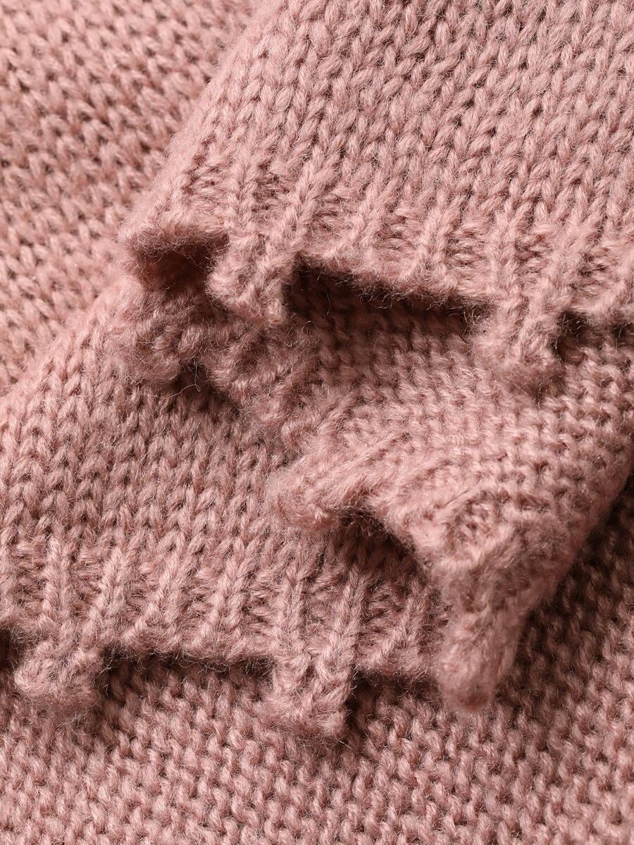 różowy sweter motyl 3D