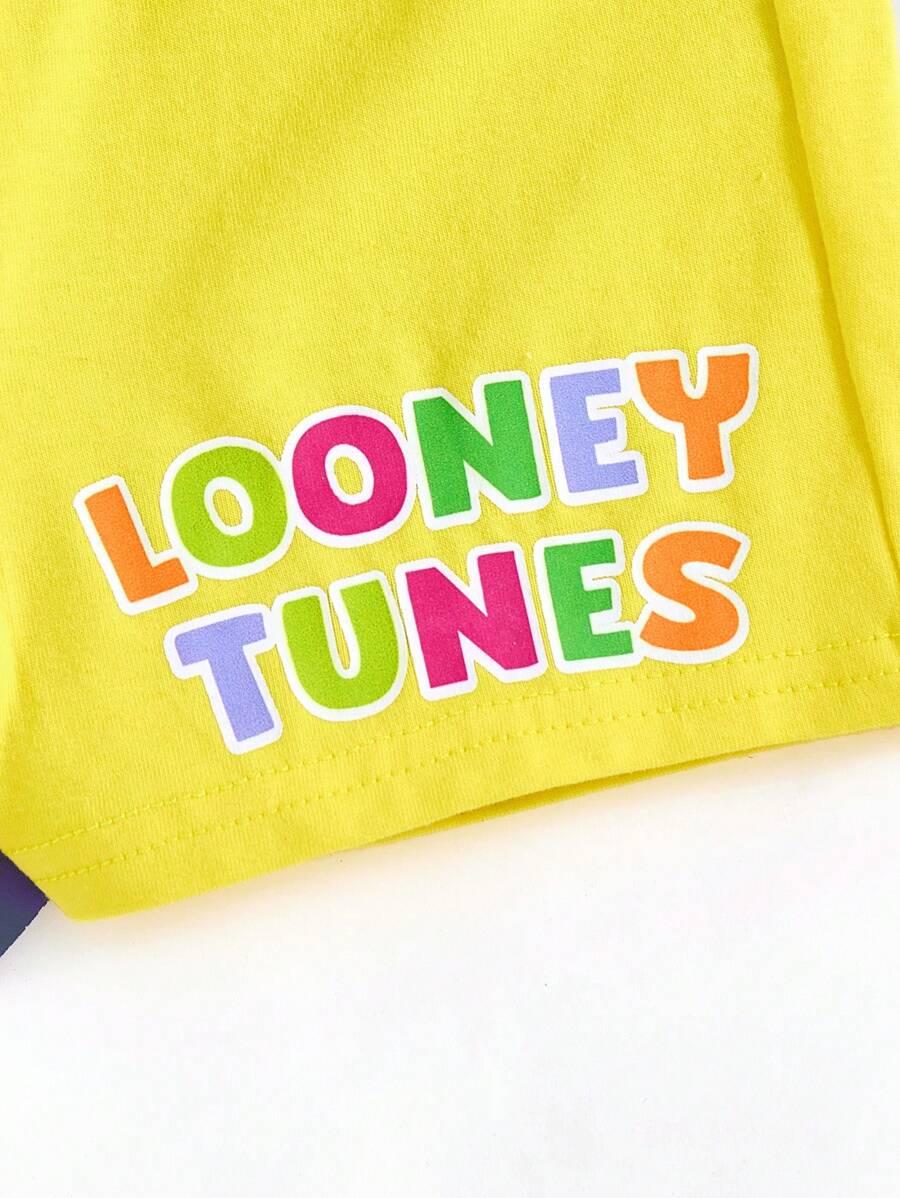 komplet bluzka spódniczka looney tunes