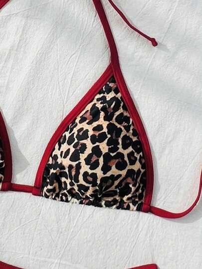 strój kąpielowy animal print