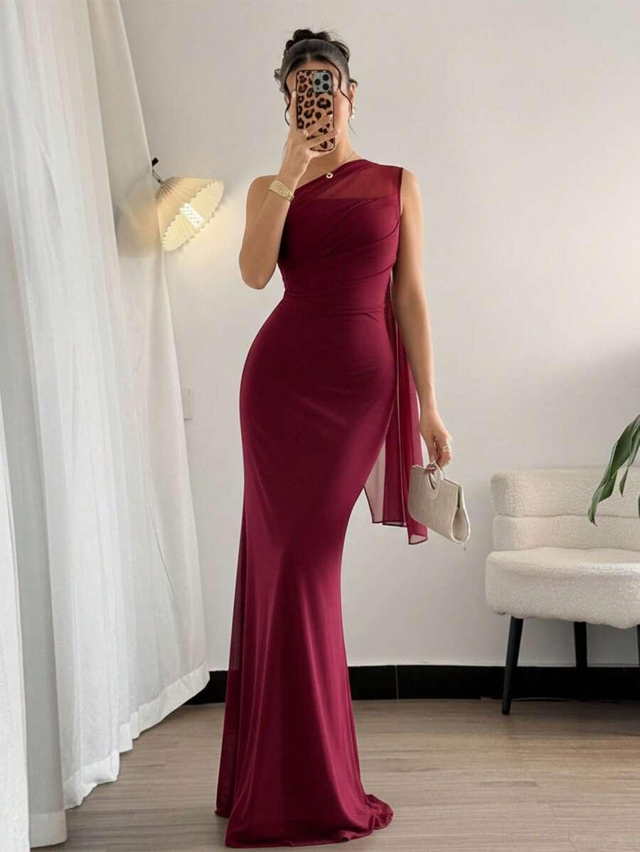 BORDOWA MAXI SUKIENKA