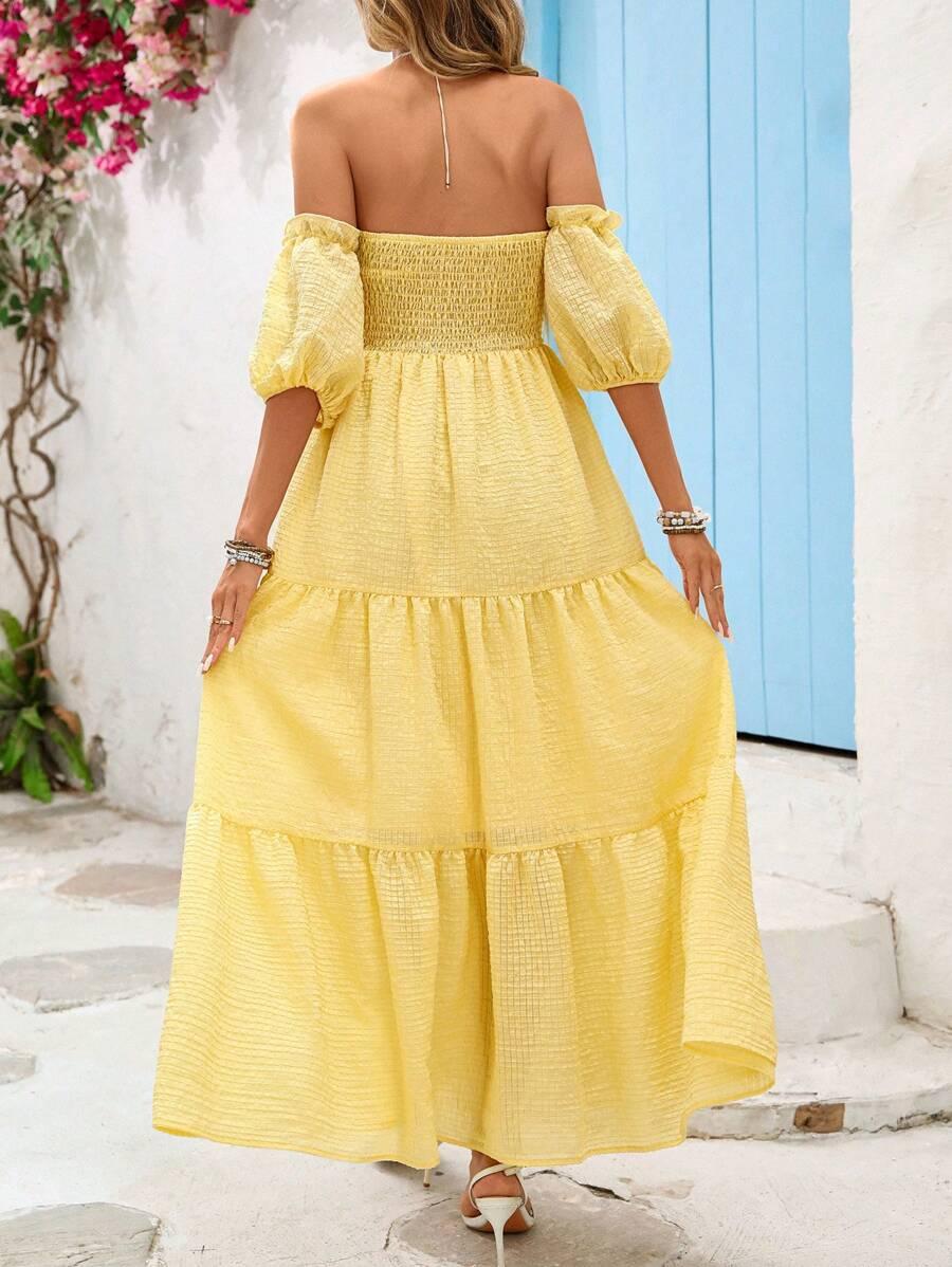 SUKIENKA KOKTAJLOWA MAXI CARMEN LYOCELL