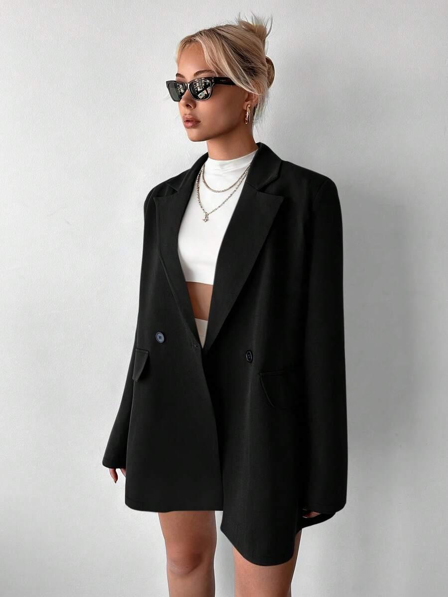 czarna marynarka casual