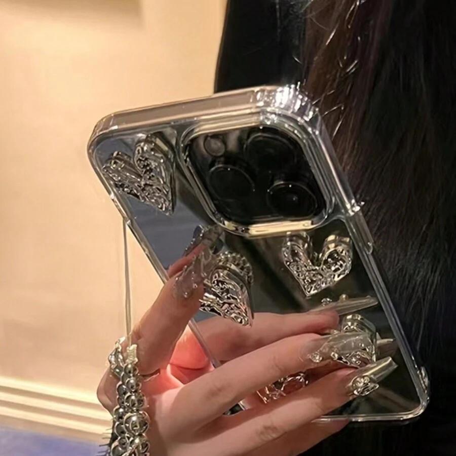 srebrne etui na telefon iphone x/xs