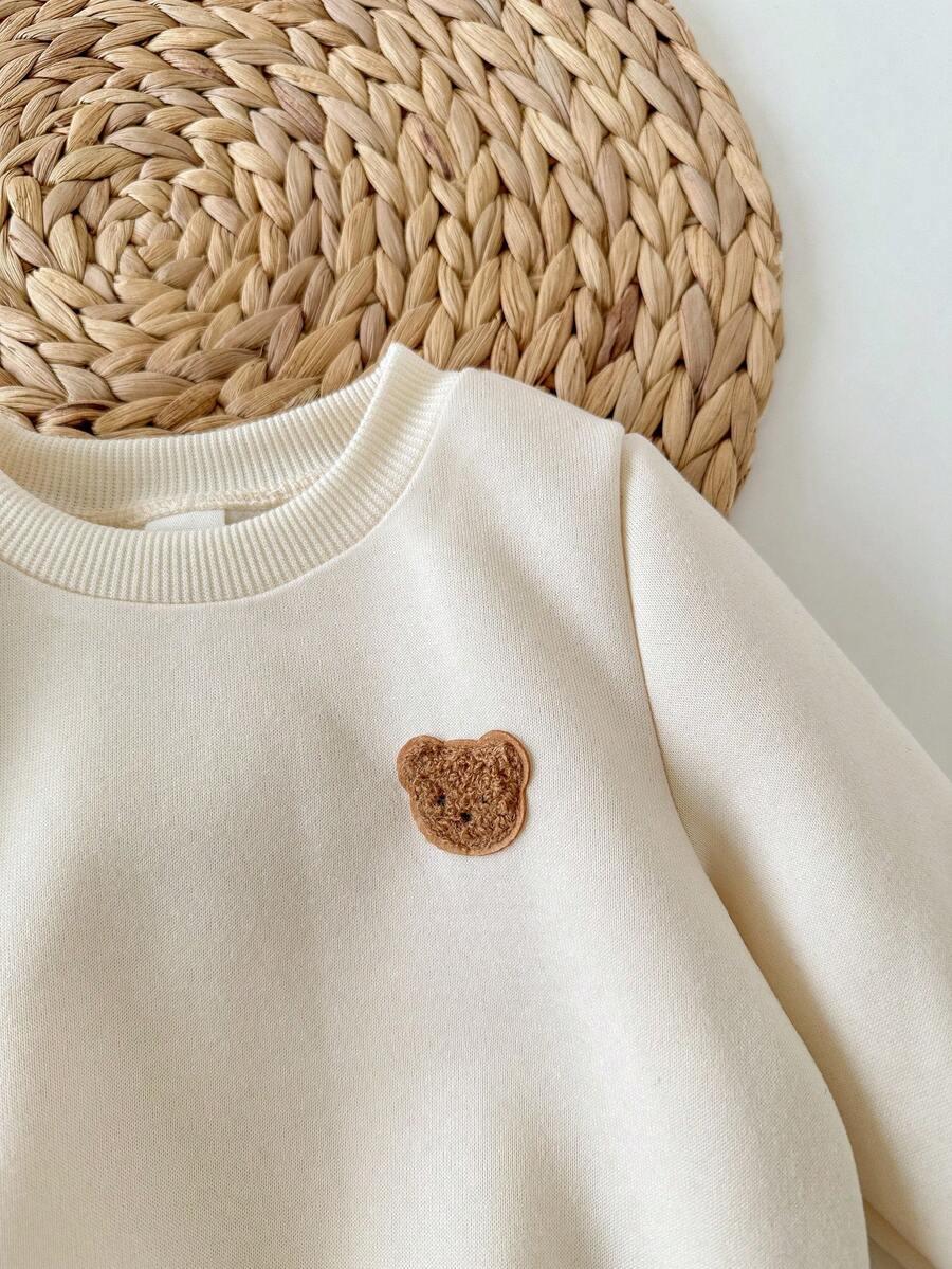 bluza okrągły dekolt 3-pack