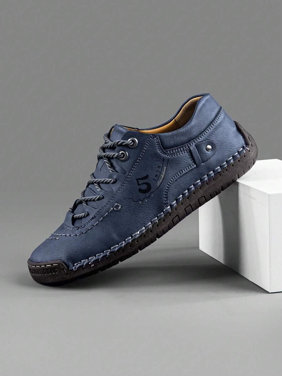 NIEBIESKIE SZNUROWANE BUTY